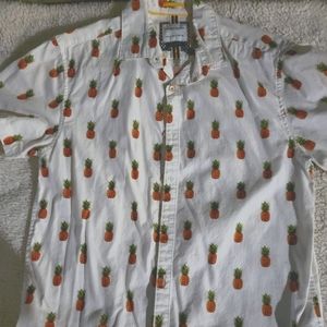 Mens button up shirt with Pineapples 🍍